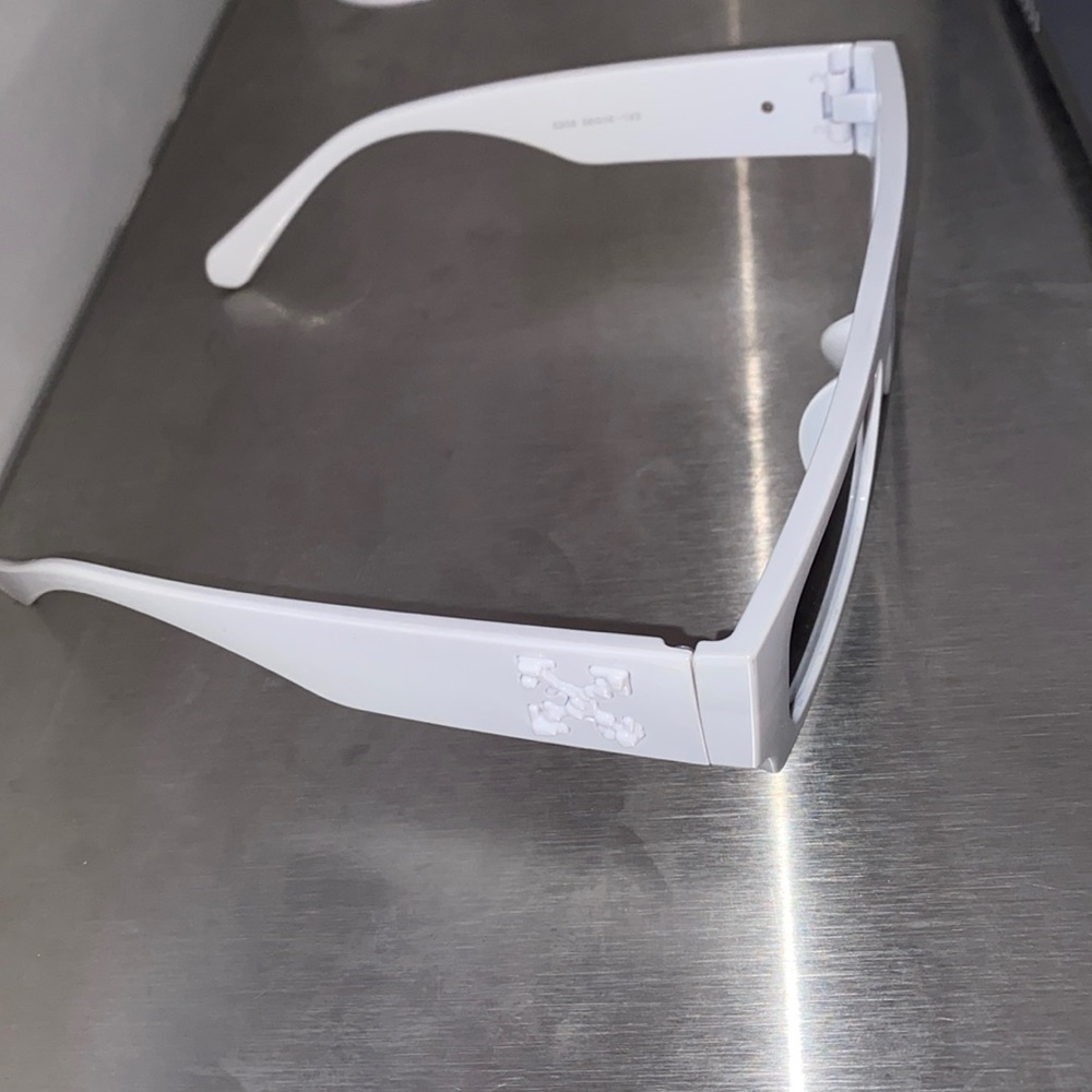 White frames w/off white logo